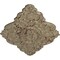 Ekena Millwork Ashford Ceiling Medallion, Hand-Painted Gobi Desert Crackle, 42 3/4"W x 28 7/8"H x 1"P CM42X28ASGDC - alternate 2